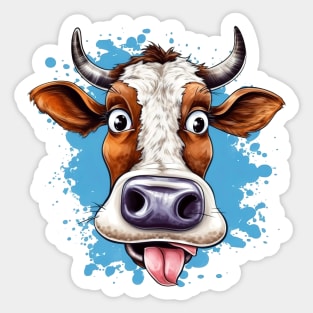 Cow Sticker